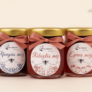Ízesített Mézes Esküvői Köszönetajándék / Köszönőajándék - 40 ml